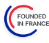 founded in france badge